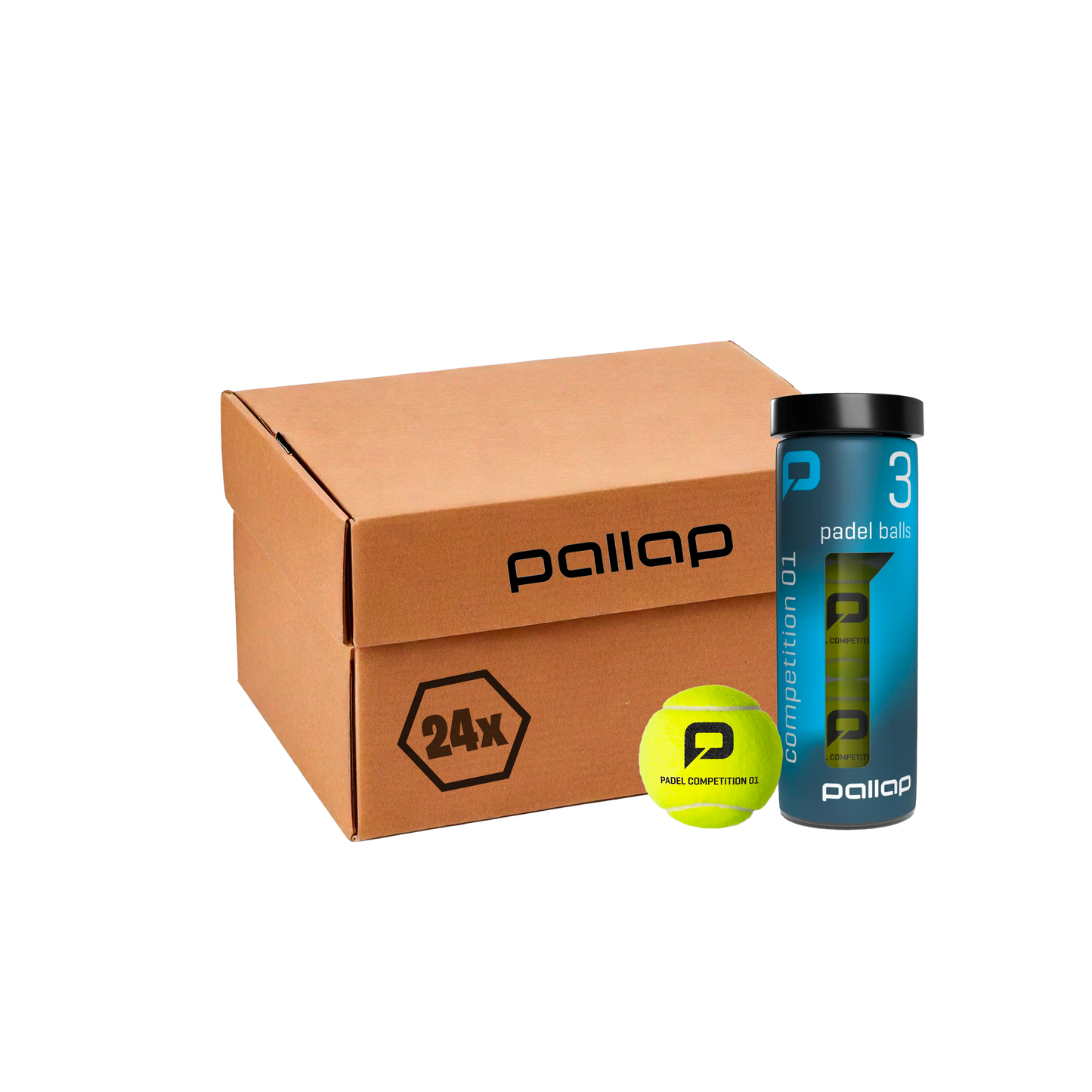 Palline Pallap Padel - 24 Confezioni da 3 pz