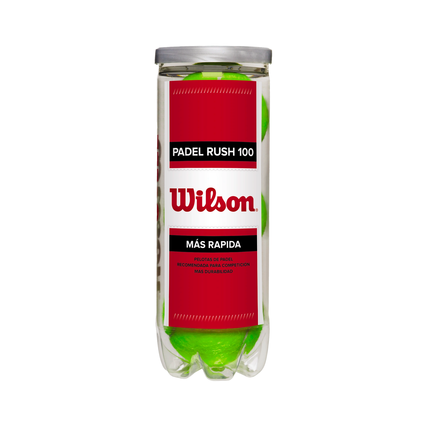 Palline Wilson Padel Rush 100 - Confezione da 3 pz