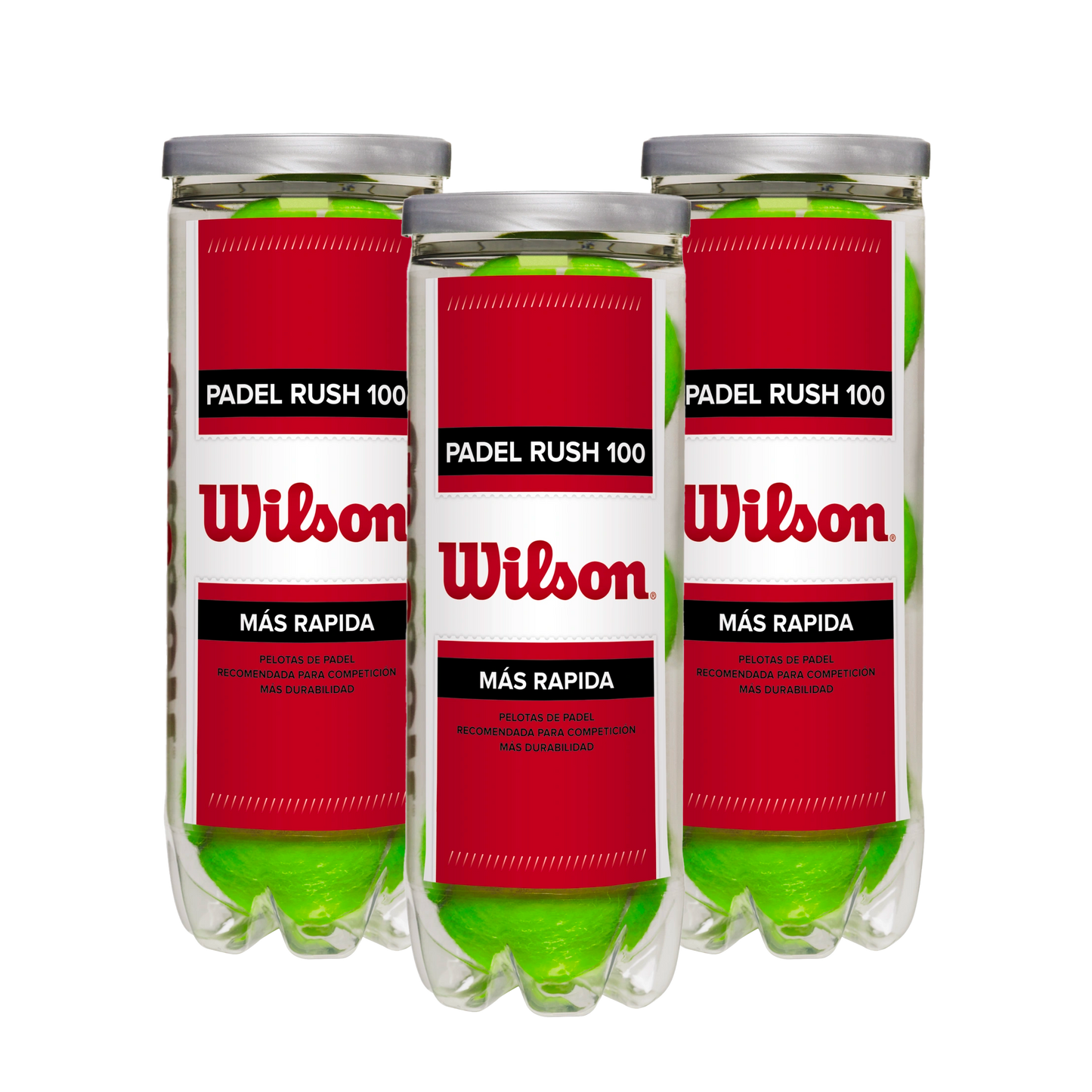 Palline Wilson Padel Rush 100 - 3 Confezioni da 3 pz