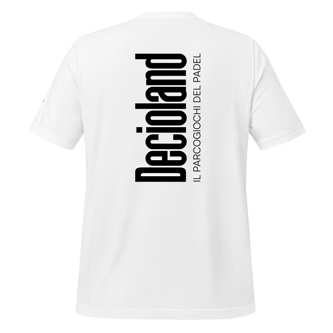 T-Shirt Decioland Active Padel - Signature Backdrop White