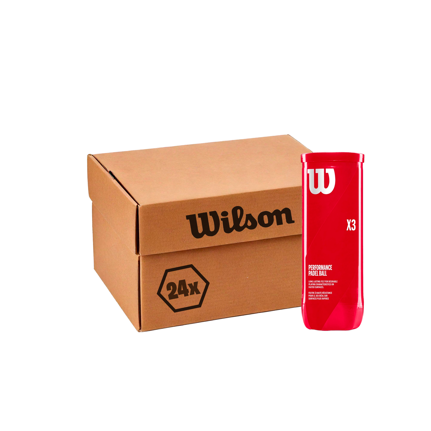 Palline Wilson Padel X3 - 24 Confezioni da 3 pz
