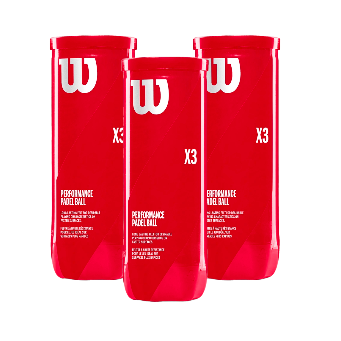 Palline Wilson Padel X3 - 3 Confezioni da 3 pz
