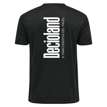 T-Shirt Decioland Active Padel - Signature Backdrop Black