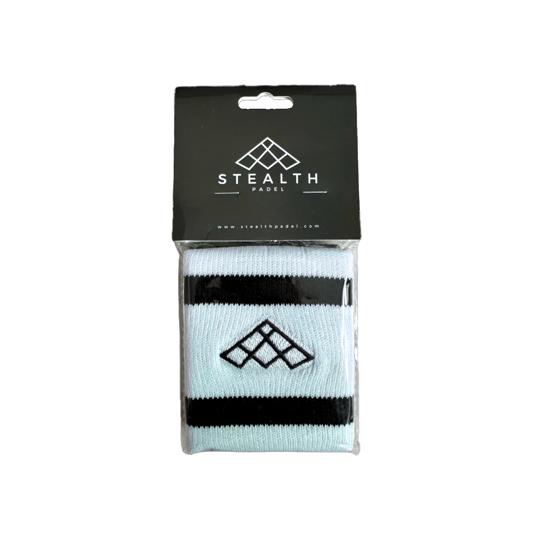 Stealth Padel Polsini - 2 pezzi (Bianco e Nero)
