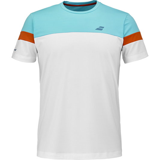 T-Shirt Babolat Perf Crew Neck Tee Uomo - Bianco