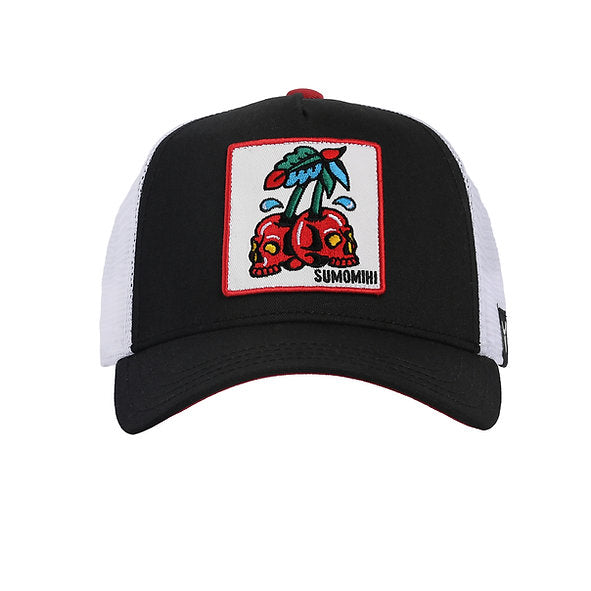 Sumomihi Cappello CHERRY SKULL TRUCKER