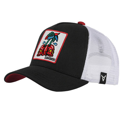 Sumomihi Cappello CHERRY SKULL TRUCKER