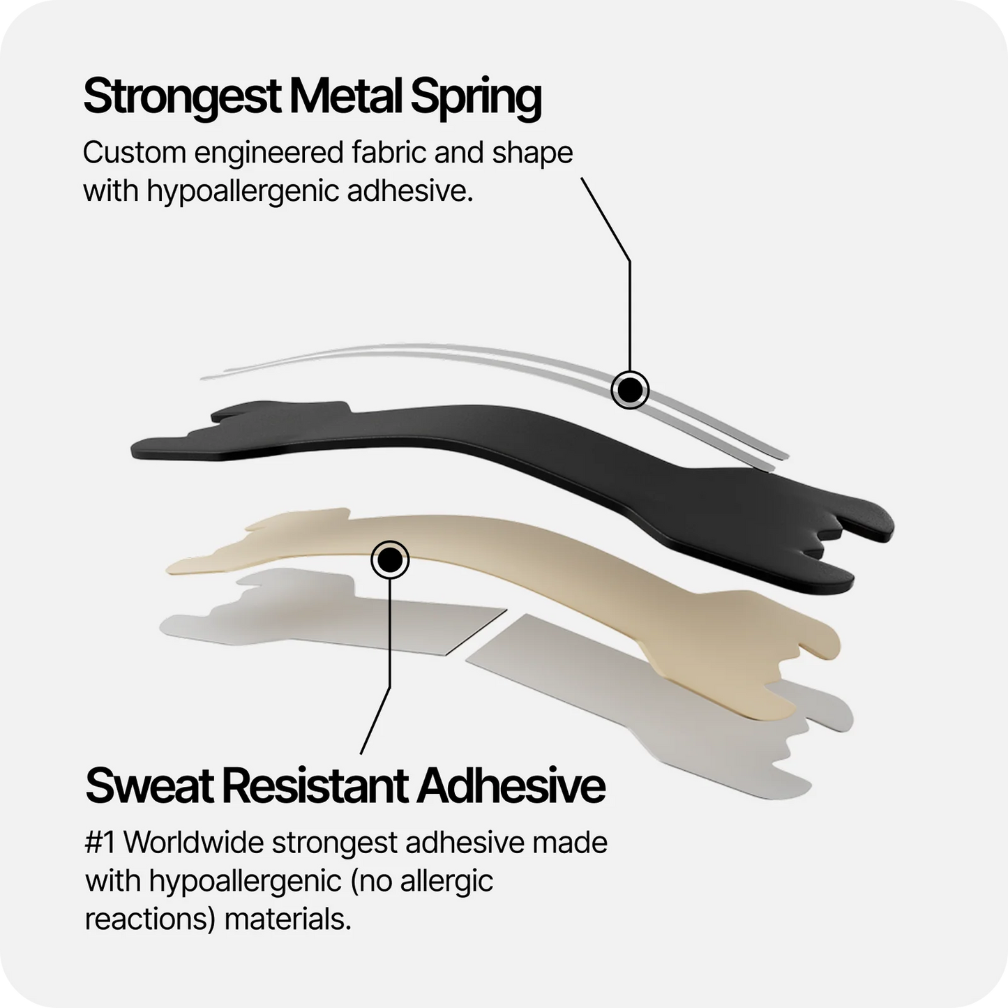 HiStrips Black Nasal Strips - Strisce Nasali (confezione da 30 pz)