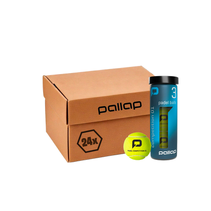 Palline Pallap Padel - 24 Confezioni da 3 pz