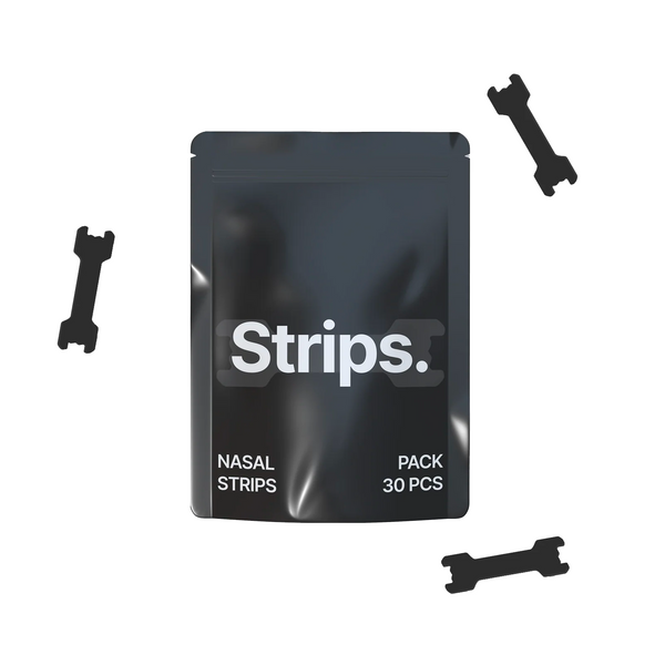 HiStrips Black Nasal Strips - Strisce Nasali (confezione da 30 pz)