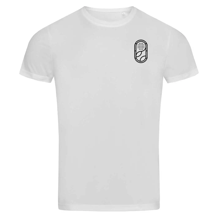 T-Shirt Decioland Active Padel - Signature Backdrop White